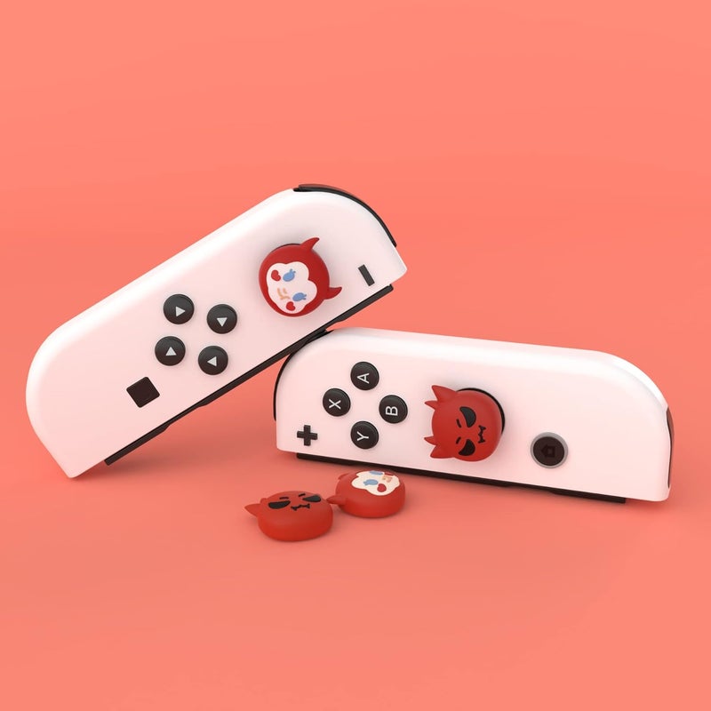 playvital Halloween Joystick Caps for Nintendo Switch, Thumbstick Grips for Switch Lite, Analog Cover for OLED Joycon Thumb Grip Caps - Little Devils - Image 4